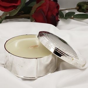 Silver Plated Travel Candle, Vanilla Scented